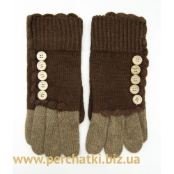 Перчатки женские шерсть