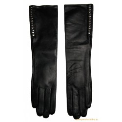 Перчатки женские кожа , подкладка плюш