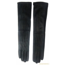 Перчатки женские искусственный замш, подкладка плюш