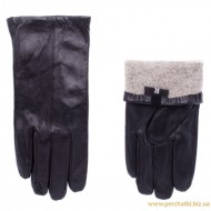 Перчатки для сенсорных экранов мужские кожа, подкладка шерсть