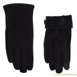 Перчатки для сенсорных экранов мужские хлопок, подкладка плюш