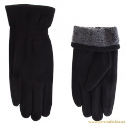 Перчатки для сенсорных экранов мужские искусственный замш, подкладка плюш(барашек) Перчатки для сенсорных экранов мужские искусственный замш, подкладка плюш(барашек)