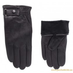 Перчатки для сенсорных экранов мужские кожа, подкладка плюш Перчатки для сенсорных экранов мужские кожа, подкладка плюш