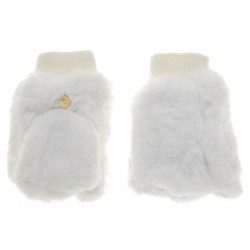 Перчатки без пальцев женские плюш, подкладка плюш