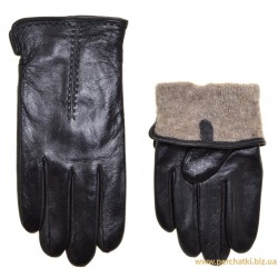 Перчатки для сенсорных экранов мужские кожа, подкладка шерсть Перчатки для сенсорных экранов мужские кожа, подкладка шерсть