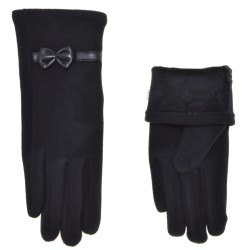 Перчатки женские твид, подкладка плюш