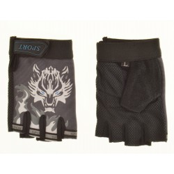 Перчатки без пальцев женские латекс / микрофибра