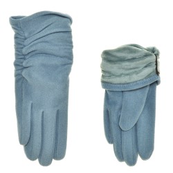 Перчатки женские твид, подкладка плюш