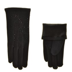 Перчатки для сенсорных экранов женские твид, подкладка плюш