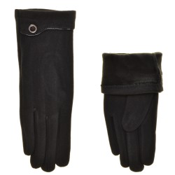 Перчатки для сенсорных экранов женские твид, подкладка плюш