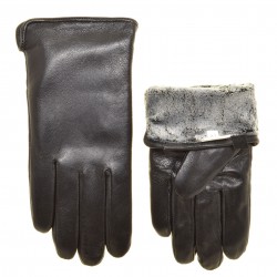 Перчатки мужские кожа, подкладка плюш(барашек) Перчатки мужские кожа, подкладка плюш(барашек)