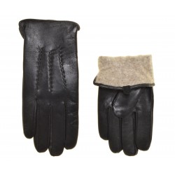 Перчатки для сенсорных экранов мужские кожа, подкладка шерсть Перчатки для сенсорных экранов мужские кожа, подкладка шерсть