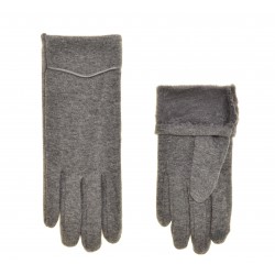 Перчатки для сенсорных экранов женские хлопок, подкладка плюш