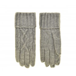 Перчатки для сенсорных экранов женские полушерстяные