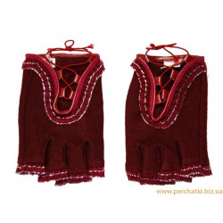 Перчатки без пальцев женские кашемир