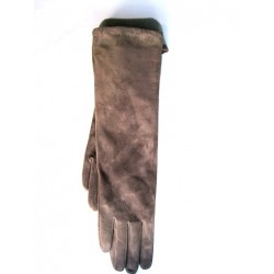 Перчатки женские замш, подкладка шерсть