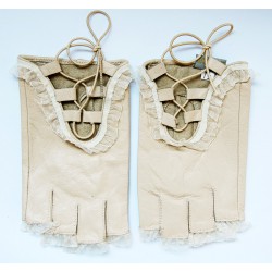 Перчатки без пальцев женские кожа Перчатки без пальцев женские кожа