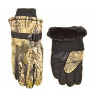 Перчатки мужские дутики, подкладка плюш