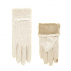 Перчатки женские шерсть, подкладка флис
