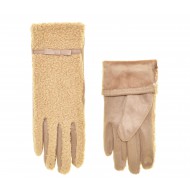 Перчатки женские шерсть, подкладка флис