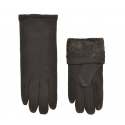 Перчатки для сенсорных экранов женские хлопок, подкладка флис Перчатки для сенсорных экранов женские хлопок, подкладка флис