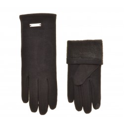 Перчатки для сенсорных экранов женские хлопок, подкладка флис Перчатки для сенсорных экранов женские хлопок, подкладка флис