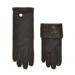 Перчатки для сенсорных экранов женские хлопок, подкладка флис Перчатки для сенсорных экранов женские хлопок, подкладка флис