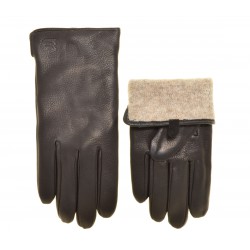 Перчатки мужские кожа(имитация кожи оленя), подкладка шерсть Перчатки мужские кожа(имитация кожи оленя), подкладка шерсть