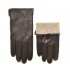 Перчатки мужские кожа(имитация кожи оленя), подкладка шерсть