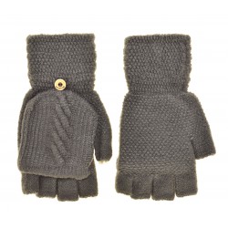 Перчатки без пальцев женские полушерстяные