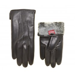 Перчатки для сенсорных экранов мужские кожа, подкладка плюш(барашек) Перчатки для сенсорных экранов мужские кожа, подкладка плюш(барашек)