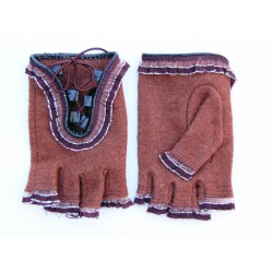 Перчатки без пальцев женские кашемир