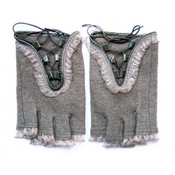 Перчатки без пальцев женские кашемир