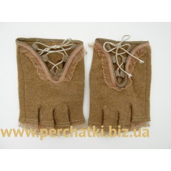 Перчатки без пальцев женские кашемир