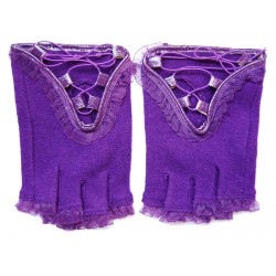 Перчатки без пальцев женские кашемир