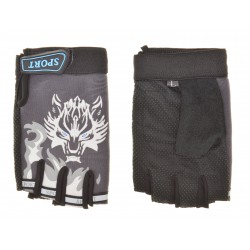 Перчатки без пальцев мужские латекс / микрофибра