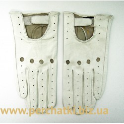 Перчатки женские кожа