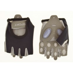 Перчатки женские без пальцев латекс/микрофибра