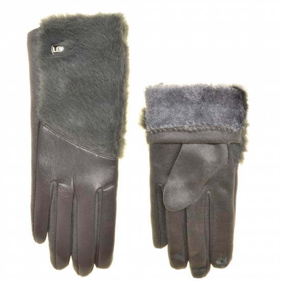 Перчатки женские для сенсорных экранов кожзам, подкладка флис