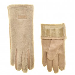 Перчатки женские плюш, подкладка плюш