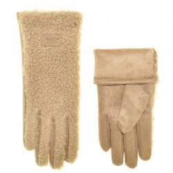 Перчатки для сенсорных экранов женские шерсть, подкладка плюш