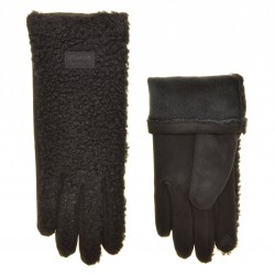 Перчатки для сенсорных экранов женские шерсть, подкладка плюш