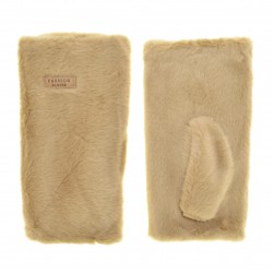 Перчатки без пальцев женские плюш, подкладка плюш