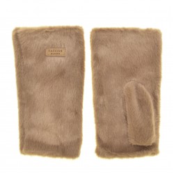 Перчатки без пальцев женские плюш, подкладка плюш