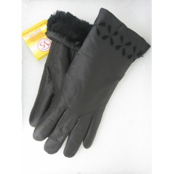 Перчатки женские кожа, подкладка овчина Перчатки женские кожа, подкладка овчина